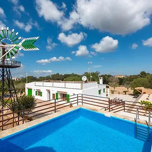  Ferienhaus Son Vorera, Situada En Colina, Con Piscina.